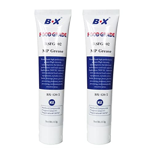 Image of Food Grade Grease Food Safe Machine Lubricant for Frozen Dessert Equipment, O-Ring Lubricants 2X4oz