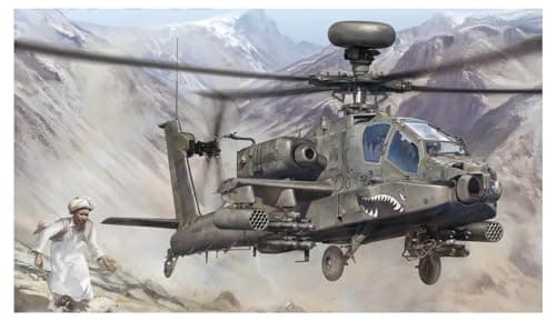 Image of Takom 1:35 AH-64D Apache Longbow Attack Helicopter Model Aircraft Kit