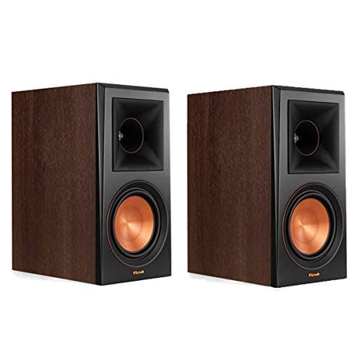 Image of Klipsch RP-600M Bookshelf Speakers (Pair) (Walnut)