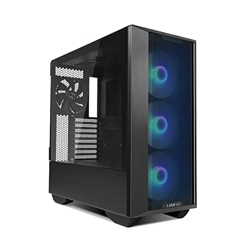 Image of Lian Li Lancool III RGB Full Tower PC Case – Black – 4x 140mm Fans Pre-Installed – Tempered Glass – E-ATX Support – High Airflow