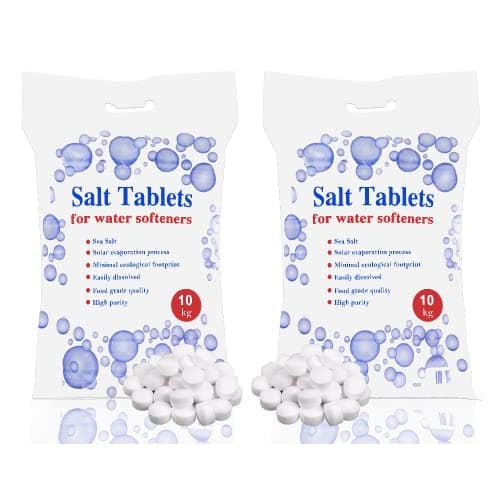 Image of WATER SOFTENER SALT TABLETS 10KG 2 packs large saving