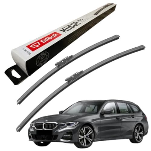 Image of Silbak Windscreen Wipers, fits for BMW 3 SERIES TOURING (2019 ONWARDS) Front Wiper Blades, 600mm/480mm