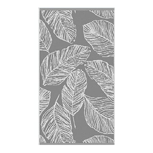 Image of Fusion Bathroom - Matteo - Jacquard Hand Towel - 50 x 90cm in Grey