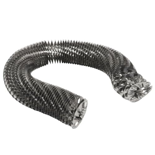 Image of 1M Stainless Steel Spiral Hollow Fin Heat Sink for Efficient Tubular Heating and Cooling Solutions(ID18mm height7mm)