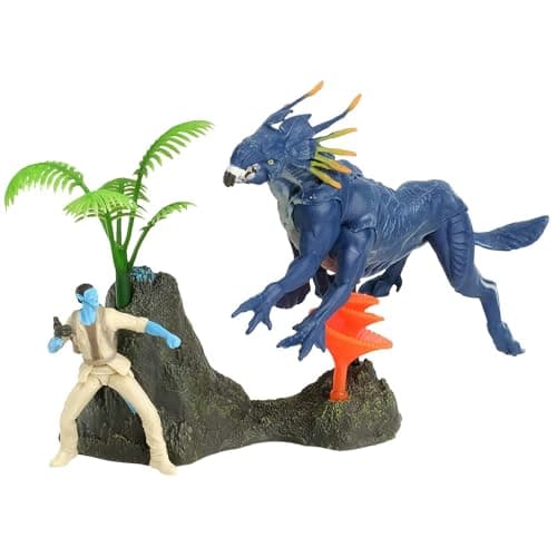 Image of McFarlane Toys - Disney Avatar – World of Pandora Jake Sully Vs Thanator Avatar Movie Action Figure – Disney Toys – collectible Figure – Ages 8+