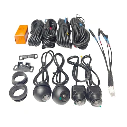 Image of VseeKan 3D Car 360 Degree Panoramic Camera AHD 1080P Starlight Night Vision Front+Rear+Left+Right 360° Camera Kit for Car Android GPS Navigation Radio Stereo (3D 720p)