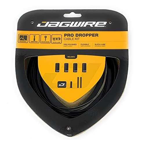Image of Jagwire Pro Dropper Seatpost Cable Kit with 3mm Outer and Stainless inner - Black, TU