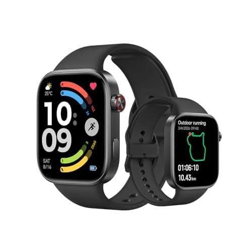 Image of XIAOMI Redmi Watch 6, Smart Watch for Men Women, 2.07'' AMOLED, Activity Tracker with Heart rate/Sleep/Stress Tracking, 150+ Sports modes, 24 days battery life, 5ATM, GPS, Android&iOS, Black