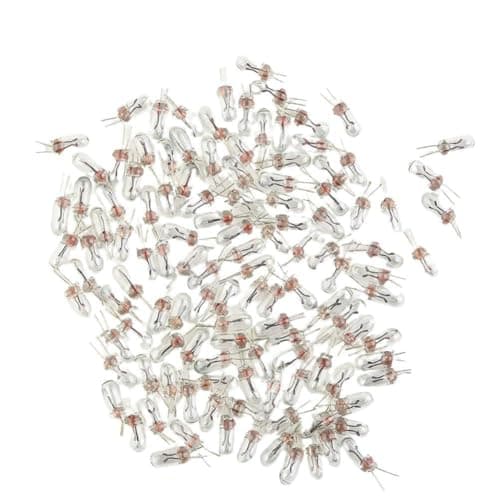Image of EasyByMall 120pcs 3mm Warm White LED Bulbs, 12V Water Clear Mini Light Grains for DIY Projects and Decorations
