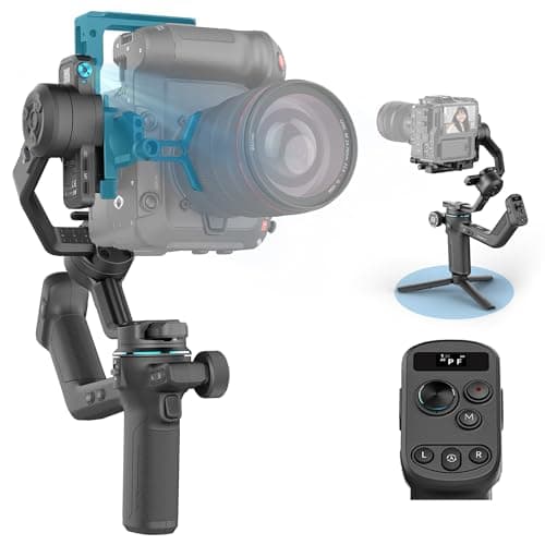 Image of Feiyutech SCORP-C2 [OFFICIAL] Camera Gimbal with 4.0 AI Tracking,3 Axis Gimbal Stabilizer for DSLR/Mirrorless Camera,3.5kg Payload,Integrated Rear Handle,Button Control Panel,Native Vetical Shooting