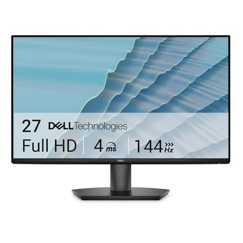 Image of Dell 27 Monitor - SE2726H, Full HD (1920x1080), 144Hz, IPS, 1ms MPRT, AMD FreeSync, VESA (100x100mm), 2 HDMI, 3 Year Warranty, Black