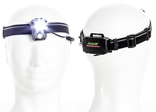 Image of AWE® Hands Free Front COB LED's & Rear Red LED's USB Rechargeable Head Lamp 250 Lumens