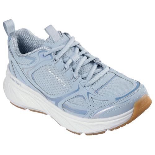 Image of Skechers Edgeride Womens Trainers Blue M/DuraLth/Tr 7 UK