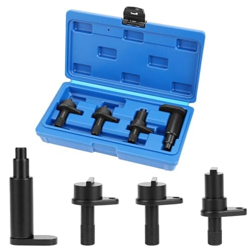 Image of QWORK® Car Engine Timing Locking Tool Set, Compatible with Fox, EOS, VW Polo, Seat Ibiza, Skoda Fabia, Cordoba 1.2L 6V/12V Engines