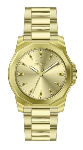 Image of Invicta Speedway 46840 Men's Watch - Waterproof - Analogue - Quartz Movement - Stainless Steel with Gold dial - 42mm