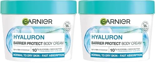 Image of Garnier Body Superfood, Moisturising & Soothing Body Cream, With Aloe Vera & Magnesium, Body Cream for Normal to Dry Skin, Vegan Formula, 380ml (Pack of 2)
