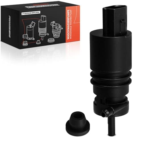 Image of Frankberg Windscreen Washer Pump Windshield Front Rear 2-Pin Compatible with 1 Series F20 E81 E87 3 Series Touring F31 E91 5 Series Touring F11 X1 E84 Replace# 67127302589