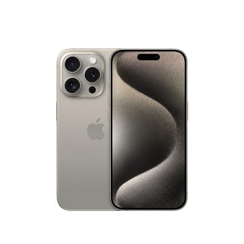 Image of Apple iPhone 15 Pro (256 GB) - Natural Titanium (Renewed)