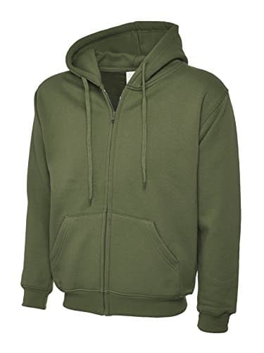 Image of Adults Classic Full Zip Hooded Sweatshirt