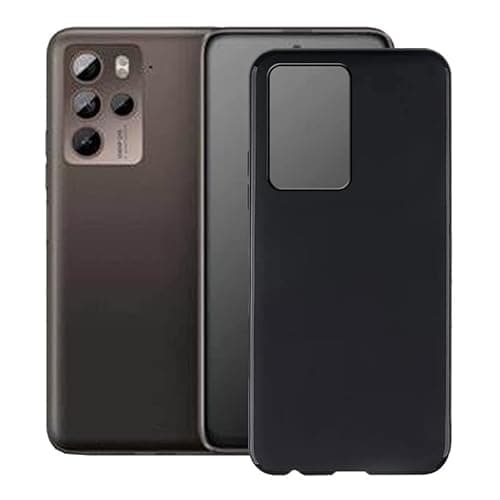 Image of WXPPJ Case for HTC U23 Pro (6.70 inches), Black Silicone TPU Case, Ultra Thin Soft Protective Case, Shockproof Anti-Scratch Mobile Phone Case, Slim Bumper Cover for HTC U23 Pro - Black