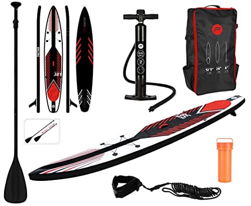 Image of PURE SUP – Variety of Complete Stand-Up Paddle Board Sets - with Pump, Patch Tool, Foot Lead, Adjustable Paddle and Waterproof 2L Bag