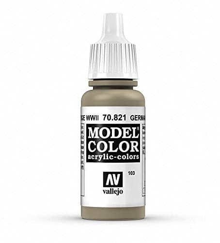 Image of Vallejo VJ70821 Model Color 17 ml Acrylic Paint - German Cam Beige World War II