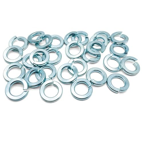 Image of Hippo Hardware 7/16" UNC, UNF, BSF, BSW, BSCY Imperial Spring Washers Rectangular Steel Bright Zinc (Pack of 3)