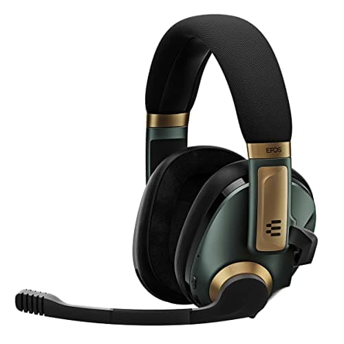 Image of EPOS H3Pro Hybrid Gaming Headset with Microphone for PC, Enhanced Noise-Cancellation, Adjustable, Smart Button Audio Mixing with Bluetooth and Gaming Suite, Surround Sound, (Green)