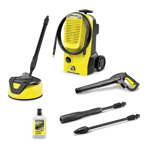 Image of Kärcher K 5 Classic Home Pressure Washer, Pressure: max. 145 bar, Flow Rate: 500 l/h, Area: 40 m²/h, Water Filter, Weight: 5.6 kg, high-Pressure Gun, Dirt Blaster, Spray Lance, Home Kit