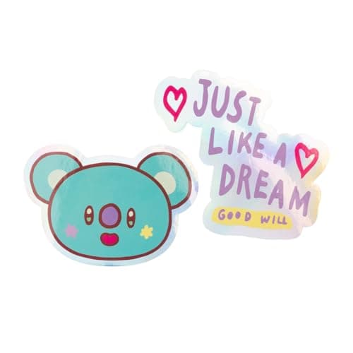 Image of Grupo Erik Vinyl Stickers BT21 Merch - Koya | Laptop Stickers for Adults & for Children, Kawaii Gifts Under 5 Pounds, Kawaii Stuff, BT21 Merchandise, BTS Merch