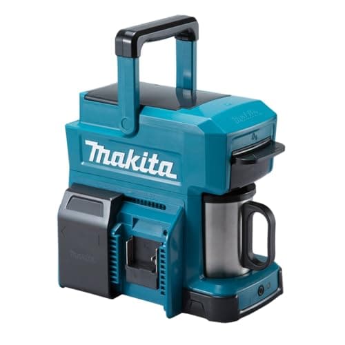 Image of Makita DCM501Z Li-Ion Cordless Coffee Maker, Batteries and Charger Not Included, Blue, 10.8 V to 18 V