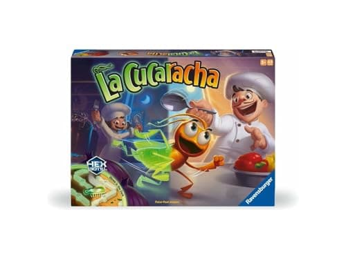 Image of Ravensburger La Cucaracha Board Game, 5 Years Glow in the Dark Board Games for Children from Cockroaches, Board Games in Spanish, Gifts for Children