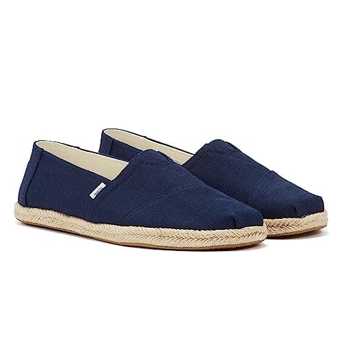 Image of TOMS Men's Alpargata Rope Loafer Flat, Navy, 8 UK