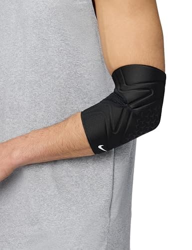 Image of NIKE Unisex - Adult Pro Elbow Sleeve Elbow Brace, Black, XL