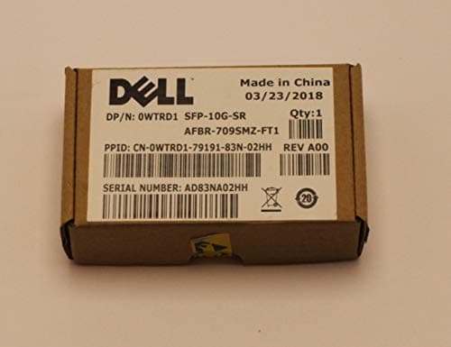 Image of Dell - Kit - SFP+ transceiver module - 10 GigE - 10GBase-SR - up to 300 m - 850 nm - for Networking N2128, N3024, N3048, N3132, X1052, PowerEdge R440, R540, R640, R740, T440, T640