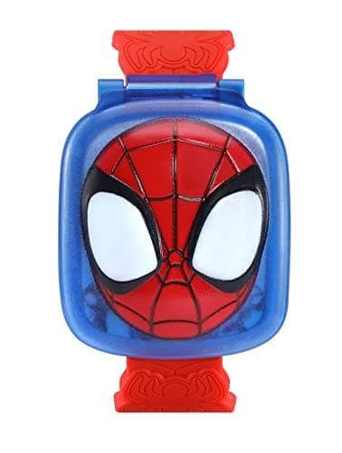 Image of VTech 554303 Spidey and His Amazing Friends: Spidey Learning Watch, Educational Learning Clock Toy, Suitable for Boys and Girls 2, 3 4, 5 Years, Red