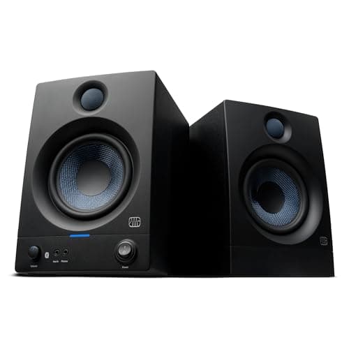 Image of PreSonus Eris 5BT Gen 2, Studio Monitor Speakers with Bluetooth, Pair, 5 Inch, 2-Way, Powered Desktop Speakers for Multimedia, Gaming, Studio-Quality Music Production, 100W Power