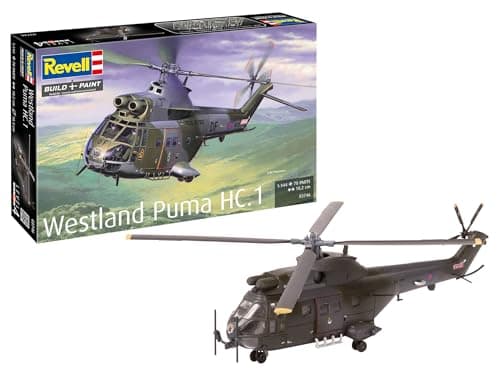 Image of Revell 03746 Westland Puma HC.1 Helicopter 1:144 Scale - Unbuilt/Unpainted Plastic Model Kit