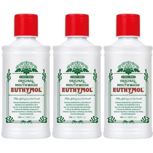 Image of Original Mouthwash, Antiseptic Formula, Liquid, 500ml, Pack of 3