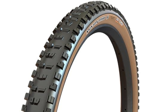 Image of Maxxis Minion DHR II Bicycle Tyre with Folding Bead 29x2.40 Wide Trail/Dual Compound/EXO/Tubeless Ready, Black