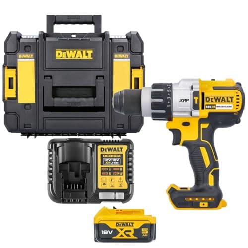 Image of Dewalt DCD996N 18V Brushless Combi Hammer with 1 x 5.0Ah Battery & Charger in Case
