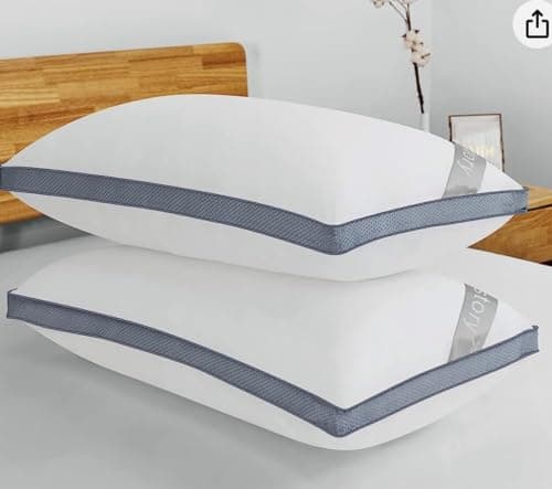 Image of >Airflow memory foam Box Pillows for Hotel Quality Bed plw pack of (1)