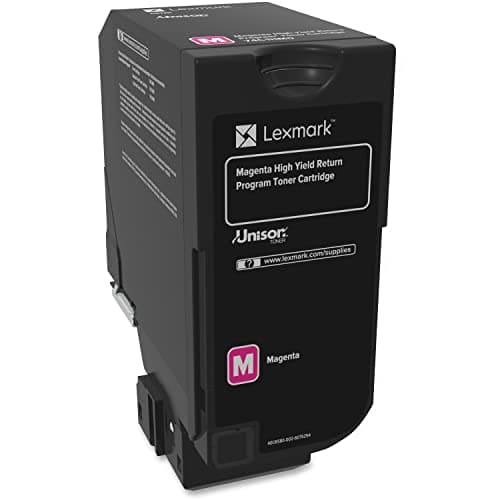 Image of Lexmark 74C1HM0 Unison Toner Cartridge, Magenta
