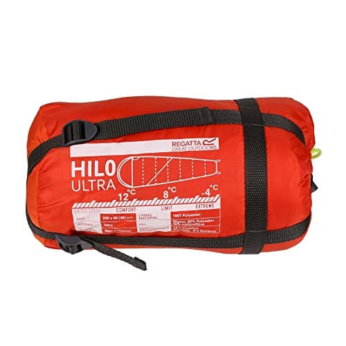 Image of Regatta Hilo 750 Unisex Mummy Sleeping Bag, High Insulation & Heat Retention, Internal Pocket - Perfect for Camping & Outdoors