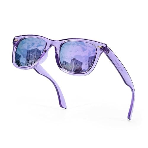 Image of Myiaur Fashion Sunglasses Womens Polarised, Mirror Ladies Sunglasses Anti Glare 99.99% UV Protection