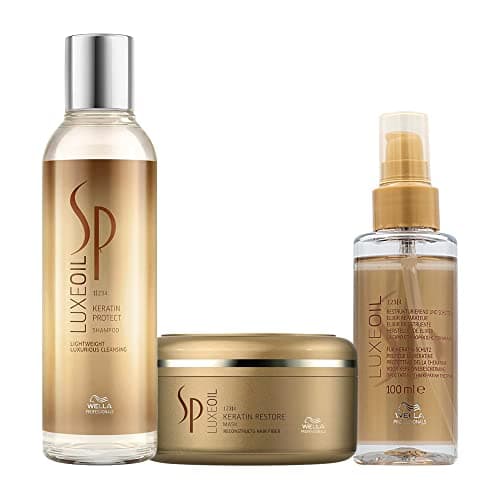 Image of WELLA SP System Professional Luxe Oil Trio Keratin Protect Shampoo 200ml + Ke...