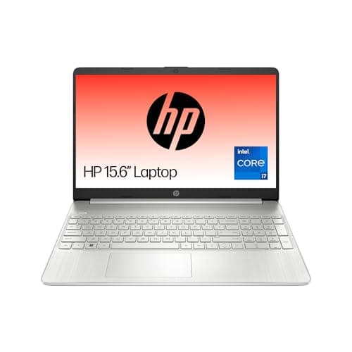 Image of HP 15.6" Laptop, Intel Core i7-1255U Processor, 8 GB RAM, 512 GB SSD, Intel Iris Graphics, FHD Display, Up to 7hrs battery, Win 11, Dual Speakers, Natural Silver, 15s-fq5030sa