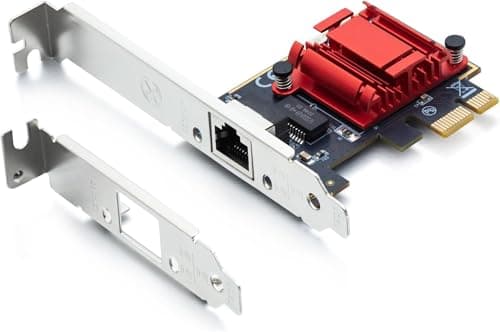 Image of 10/100/1000Mbps Gigabit Ethernet PCI Express NIC Network Card | with Intel I210 Chip | Ethernet Server Converged Network Adapter | Single RJ45 Port | PCI Express 2.1 X1 | Compare to Intel I210-T1