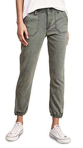 Image of Paige Denim Mayslie Jogger in Vintage Ivy Green Size 31