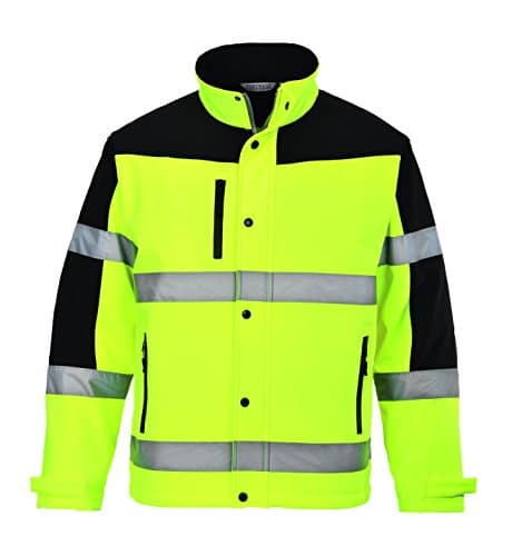 Image of Portwest Two Tone Softshell Jacket (3L), Size: XL, Colour: Yellow, S429YERXL